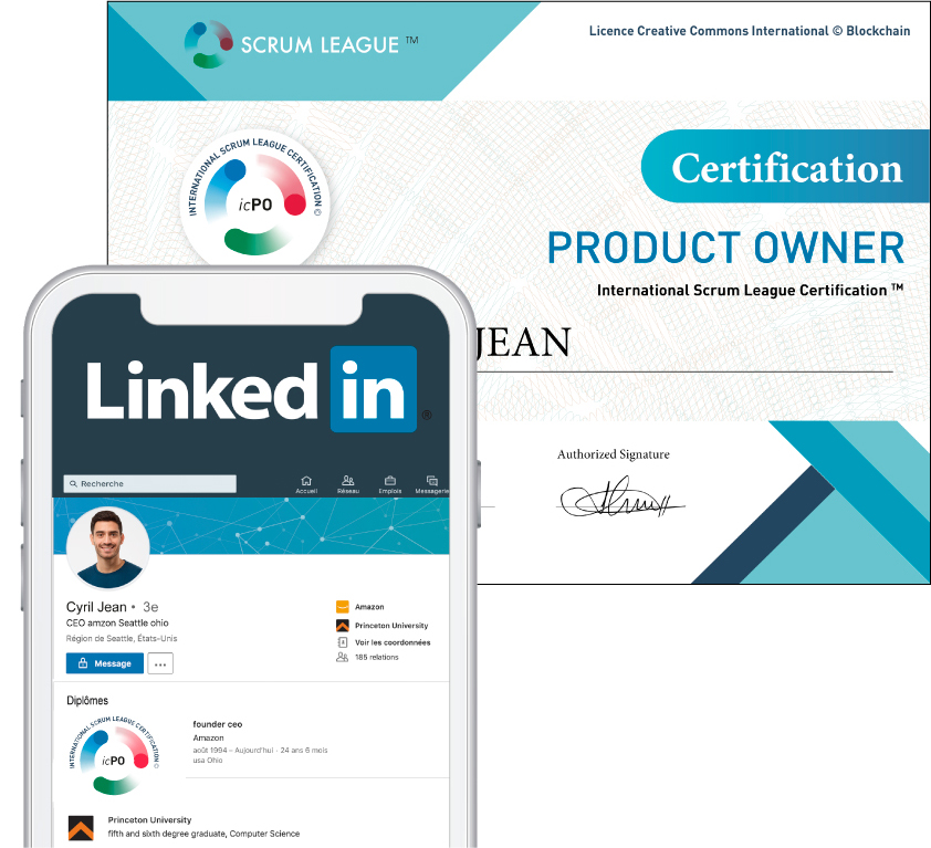 Certification Internationale Product Owner valable à vie